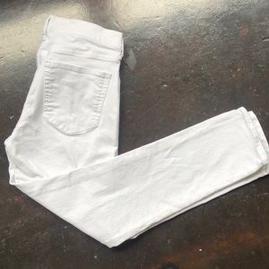 White “Best Girlfriend” skinny jeans
